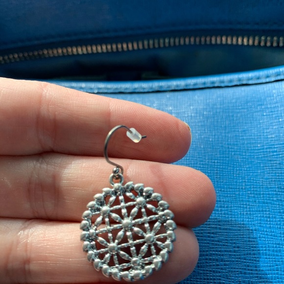 NWT Lucky Brand Silver earrings - Picture 4 of 7